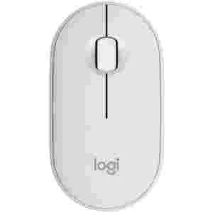 Miš brezžična Bluetooth Logitech M350S Pebble 2 4000DPI bela (910-007013)