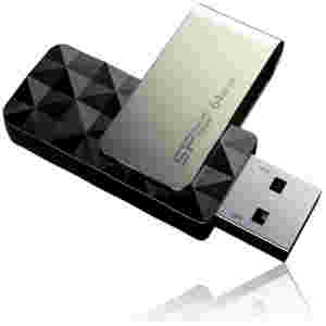 Spominski ključek 64GB USB 3.0 SiliconPower Blaze B30 - plastičen/vrtljiv/črn (SP064GBUF3B30V1K)