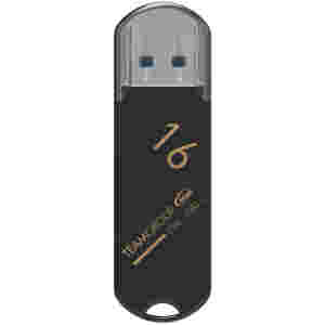 Spominski ključek 16GB USB 3.1 Teamgroup C183 - plastičen/s pokrovčkom/črn (TC183316GB01)