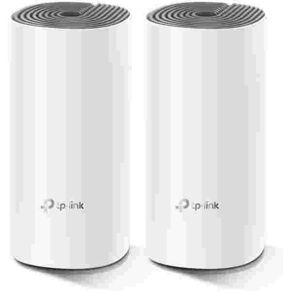 Usmerjevalnik brezžični mrežni sistem TP-Link Deco E4 WiFi5 802.11ac AC1200 867Mbit/s MESH MU-MIMO 2xLAN 2x notranja antena (Deco E4(2-pack))