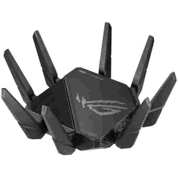 Usmerjevalnik brezžični Asus ROG Rapture GT-AX11000 Pro WiFi6 802.11ax AX11000 4804Mbit/s MESH MU-MIMO OFDMA triband 4xLAN 1xLAN/WAN10GB 8x antena (90IG0720-MU2A00)