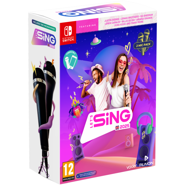 Let's Sing 2025 - Double Mic Bundle (Nintendo Switch)