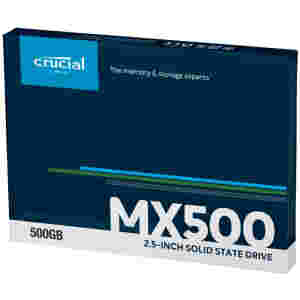 Crucial MX500 500GB SATA 2.5 7mm (z 9.5mm adapter) Internal SSD