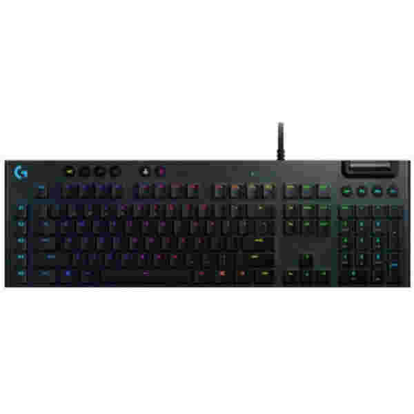 Gaming Tipkovnica Žična Logitech G815 Tactile US international | SLO gravura črna RGB (920-008992)