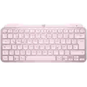 Tipkovnica brezžična Logitech MX mini US international | SLO gravura roza LED osvetlitev (920-010500)