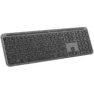 Tipkovnica brezžična + Bluetooth Logitech Signature Slim K950 US international | SLO gravura grafitna (920-012465)