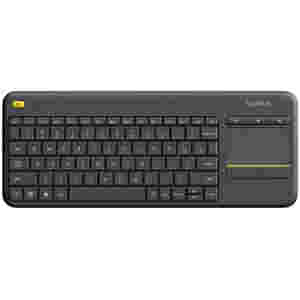 Tipkovnica brezžična Logitech K400 Plus | Slovenski nabor znakov črna + Touchpad (920-008385)