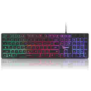 Gaming Tipkovnica Gembird KB-UML-01 US | SLO gravura - črna RGB (KB-UML-01)