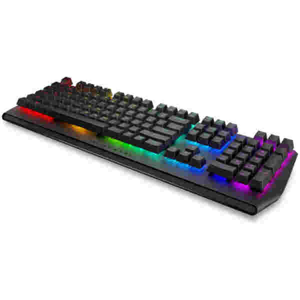 Tipkovnica Dell USB gaming Alienware AW410K US international Cherry  MX Brown RGB črna (545-BBDK)