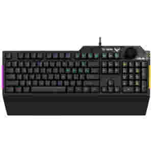 Tipkovnica Asus Gaming TUF K1 RGB osvetljena Lokalizacija US - SLO gravura (90MP01X0-BKUA00)