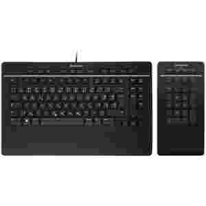 Tipkovnica Žična 3Dconnexion Keyboard Pro US international | SLO gravura črna + NumPad (3DX-700092)