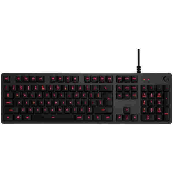 Tipkovnica Logitech USB gaming G413 karbon SLO mehanska Romer-G črna gravura (920-008310)