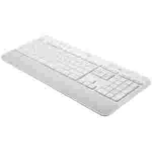 Tipkovnica brezžična + Bluetooth Logitech K650 Signature US international | SLO gravura bela (920-010977)