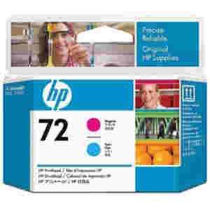 HP GLAVA MAGENTA IN CYAN 72 ZA DESIGNJET T1100/T610 ZA VEC KOT 3L (C9383A)