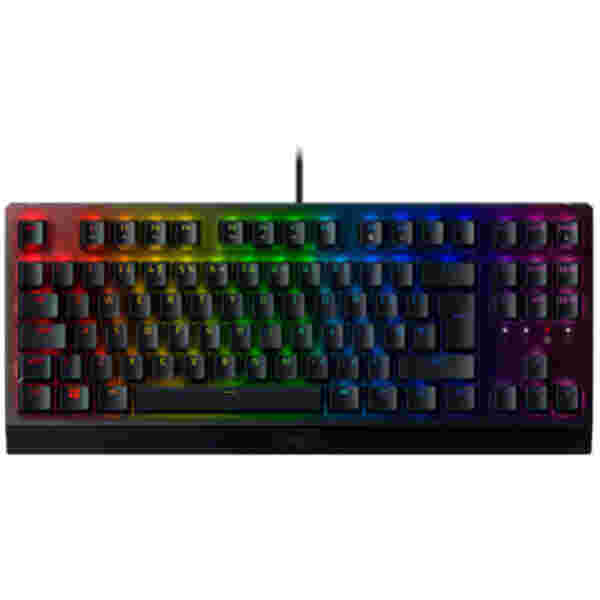 Tipkovnica Razer USB gaming BlackWidow V3 Tenkeyless Green Switch  SLO črna mehanska RGB gravura (RZ03-03490300-R3W1)