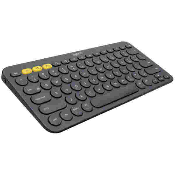 Tipkovnica brezžična Logitech K380 Multi-Device US international | SLO gravura siva (920-007582)