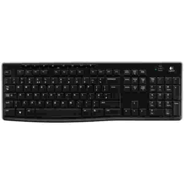 Tipkovnica brezžična Logitech K270 US international | črna (920-003738)