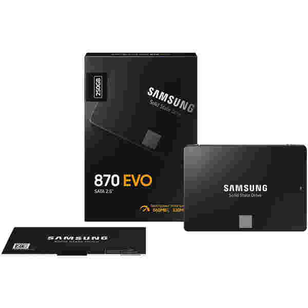 Samsung 250GB 870 EVO SSD SATA3 2.5" disk