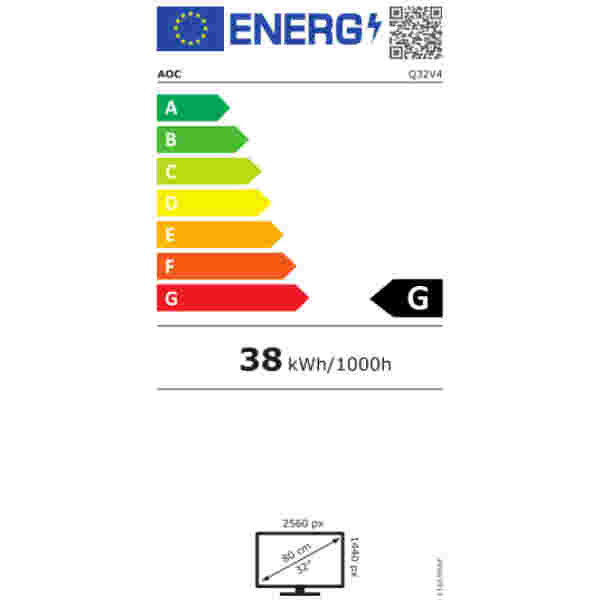 5") Q32V4 2560x1440 75Hz IPS 4ms HDMI DisplayPort Zvočniki  3H AdaptiveSync