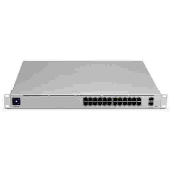 STIKALO 24-PORT UBIQUITI UniFi 100/1000 1000 PoE+ Managed Rackmount (USW-Pro-24-POE)