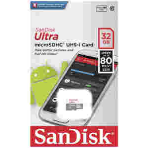 Spominska kartica SDHC 32GB Sandisk Ultra 100MB/s/U1 V10 UHS-I (SDSQUNR-032G-GN3MN)