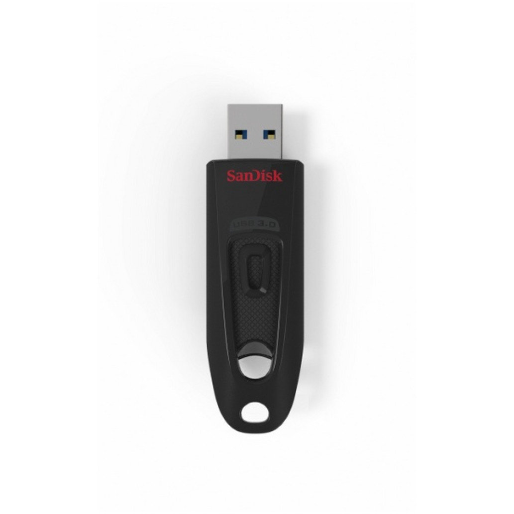 Spominski ključek 32GB USB 3.1 Sandisk Ultra 100MB/s - plastičen/drsni/črn (SDCZ48-032G-U46)