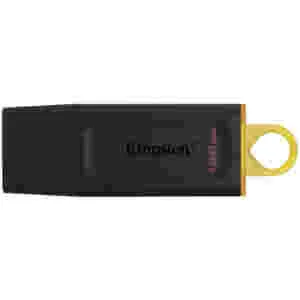 Spominski ključek 128GB USB 3.2 Kingston DataTraveler Exodia 200MB/s plastičen s pokrovčkom črno-rumen (DTX/128GB)