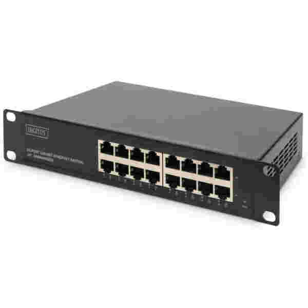 STIKALO 16-PORT Digitus 100/1000 Rack (DN-80115)