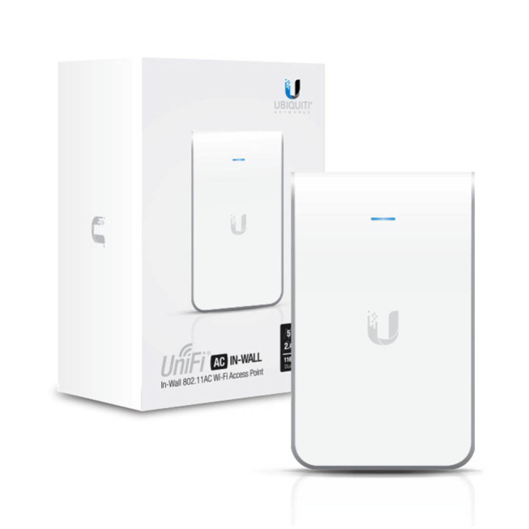 Dostopna točka UBIQUITI UniFi WIFI5 867Mb/s MIMO PoE 3xRJ45 2x notranja antena (UAP-AC-IW)