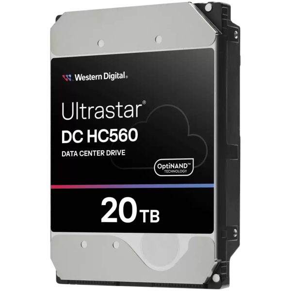 HGST/WD 20TB SATA 3 6GB/s 512MB 7200 ULTRASTAR DC HC560 512e