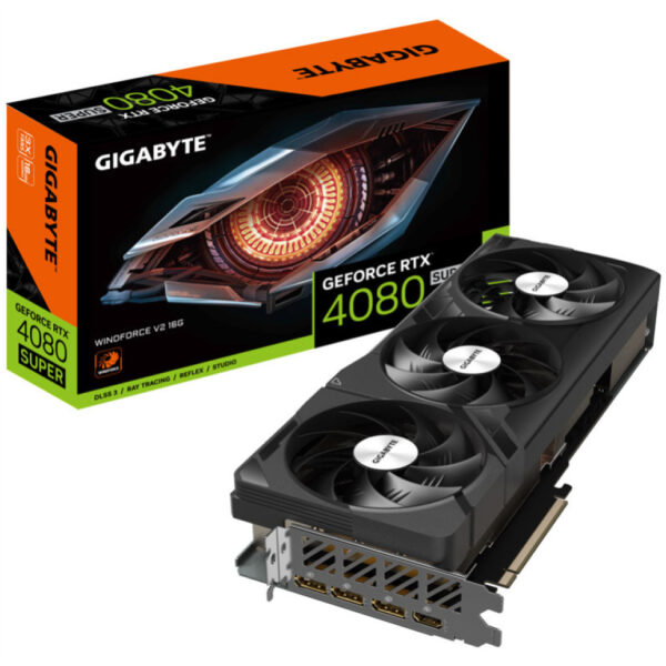 Grafična kartica nVidia RTX4080 Super GigaByte WINDFORCE V2 - 16GB GDDR6X (GV-N408SWF3V2-16GD)