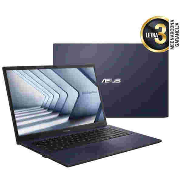 Prenosnik Asus 39,6 cm (15,6") ExpertBook B1 1920x1080 VA 250nit i5-1335U/16GB/512GB/BL/Intel UHD/Win11Pro (90NX06X1-M01SU0)