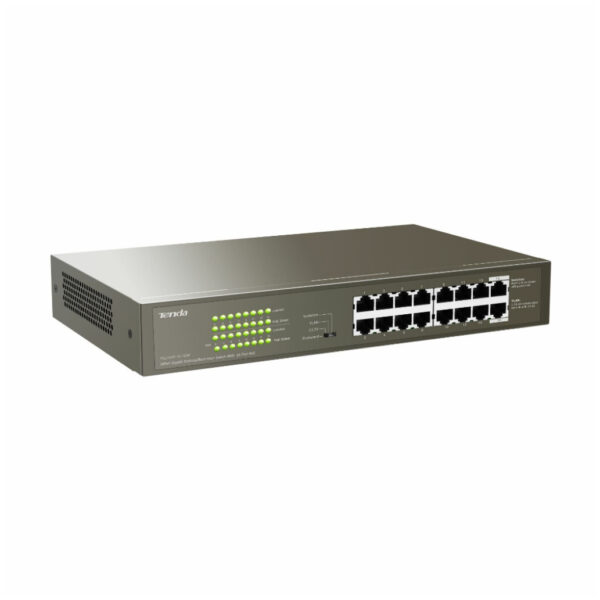 STIKALO 16-PORT Tenda 100/1000 PoE Rackmount (TEG1116P-16-150W)