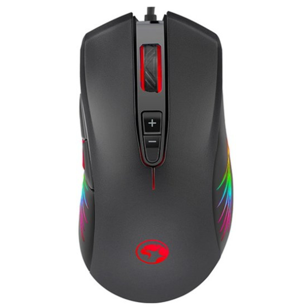 Miš Marvo USB M519 optična gaming 12000DPI RGB črna (10995)