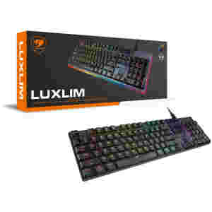 Tipkovnica Cougar USB-C gaming Luxlim US optično-mehanska RGB siva (CGR-WO1MI-LUX)