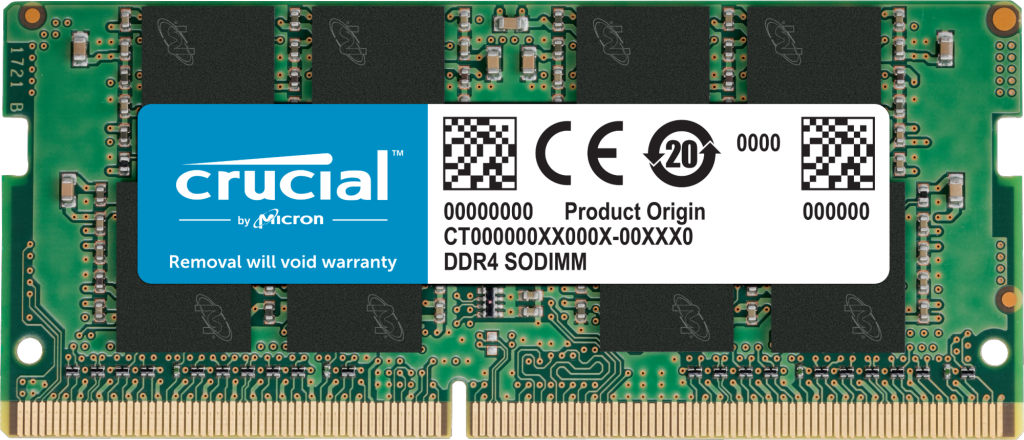 Crucial 8GB DDR4-3200 SODIMM PC4-25600 CL22