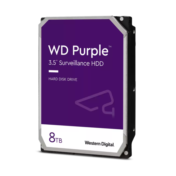 Trdi disk 8TB PURPLE za video nadzor 5640 obratov