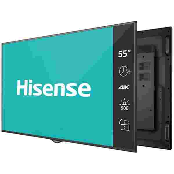 Hisense digital signage zaslon 55BM66AE 55'' / 4K / 500 nits / 60 Hz / (24h / 7 dni )