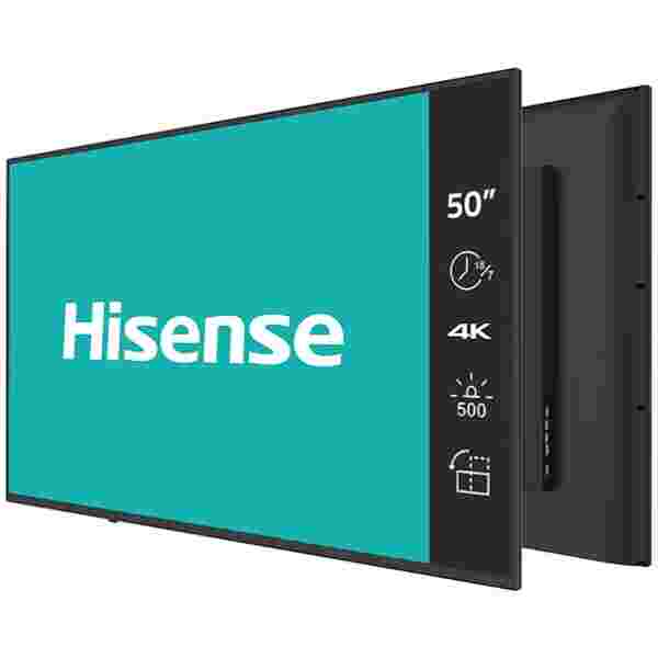 Hisense digital signage zaslon 50GM60AE 50'' / 4K / 500 nits / 60 Hz / (18h / 7 dni )