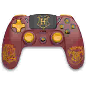 OFFICIAL HARRY POTTER - BREZŽIČNI PS4 KONTROLER - GRYFFINDOR - RDEČE BARVE