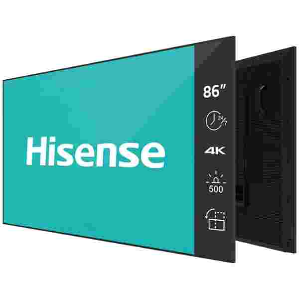 Hisense digital signage zaslon 86DM66D 86" / 4K / 500 nits / 60 Hz / (24h / 7 dni )