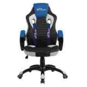 Gaming stol Bytezone Racer PRO (črno-siv-moder) - Image 2