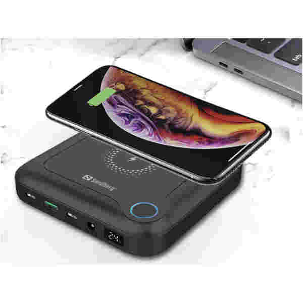 Sandberg All-in1 Laptop Powerbank 24000 prenosna baterija - Image 2