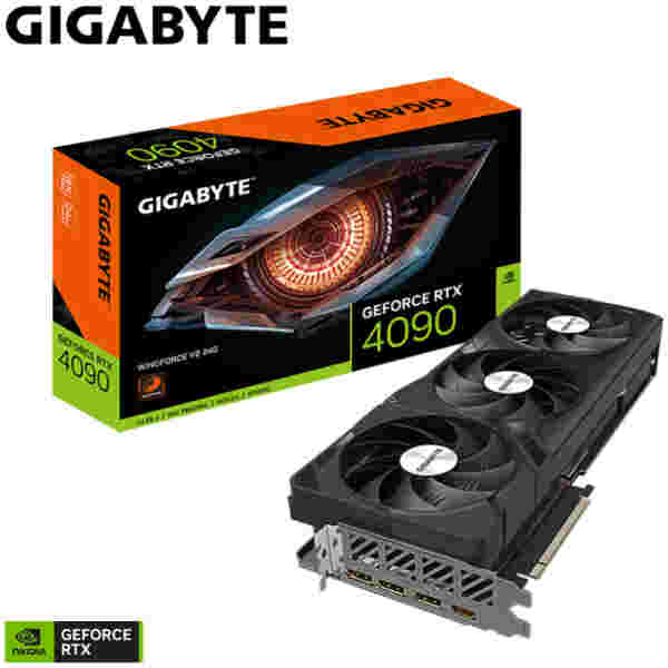 Grafična kartica nVidia RTX4090 GigaByte WINDFORCE V2 - 24GB GDDR6X (GV-N4090WF3V2-24GD)