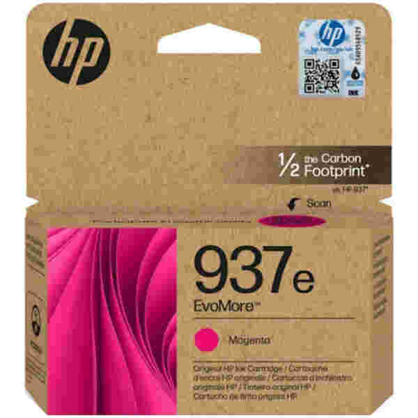 KART HP MAGENTA 937e EvoMore za OfficeJet 9120e/9130e/9720/9730/9110b/9120b/9130b za 1.600 STRANI (4S6W7NE)