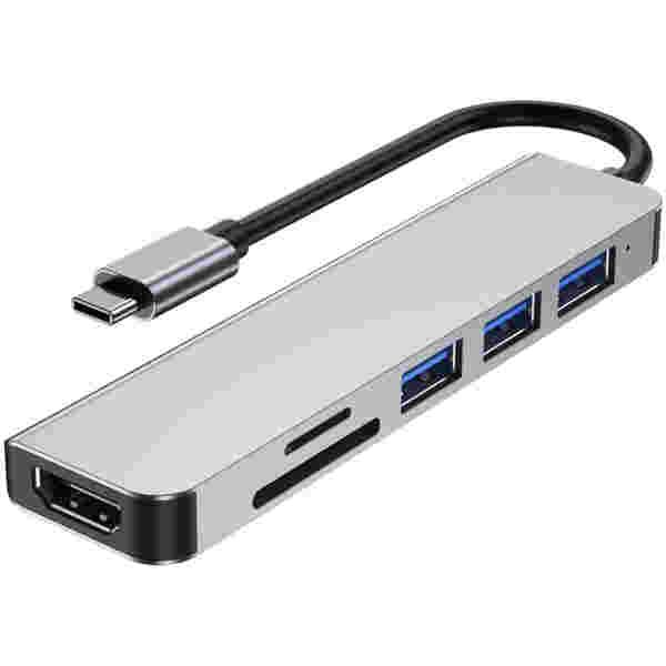 Priklopna postaja USB-C => MOYE X6 1xHDMI 3xUSB3.0 (8834)