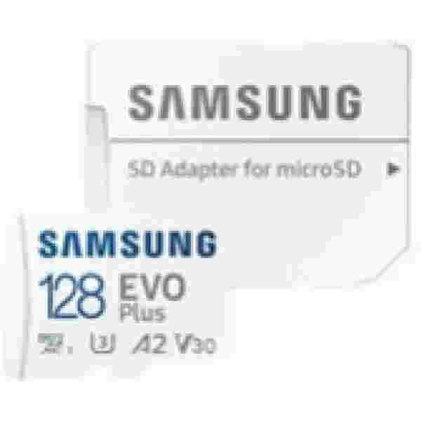 Spominska kartica SDXC-Micro 128GB Samsung Evo Plus 130MB/s/U3 V30 UHS-I +adapter (MB-MC128KA/EU)