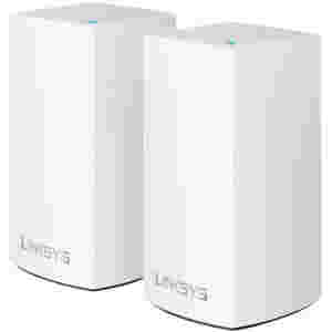 Usmerjevalnik brezžični mrežni sistem Linksys VELOP WiFi5 802.11ac AC1300 867Mb/s dualband MESH MU-MIMO 2xLAN 2x notranja antena (WHW0102-EU)