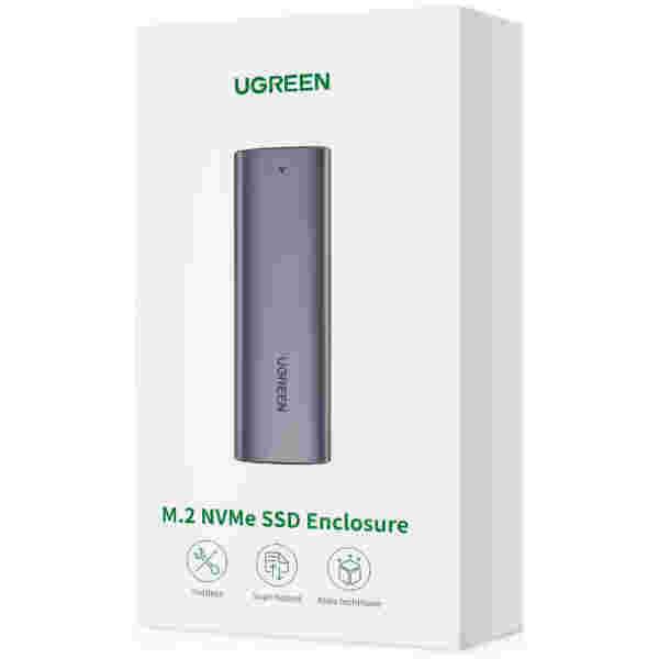 Ugreen M.2 NVMe SSD USB adapter B-Key & M+B Key - box - Image 4