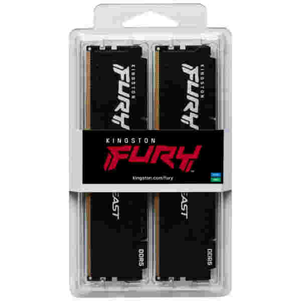 Kingston Fury Beast 32GB Kit (2x16GB) DDR5-5600 DIMM PC5-44800 CL40, 1.25V - Image 3